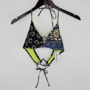 Raisins Mallorca Printed Costa Strappy Bikini Top